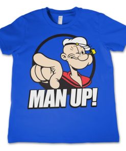 Barn Shirtstore | Popeye - Man Up! Kids T-Shirt