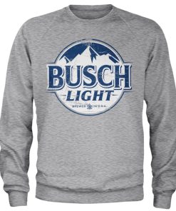 Mann Shirtstore | Busch Light Beer Vintage Logo Sweatshirt Heather-Grey