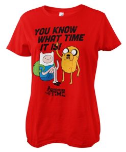 Kvinna Shirtstore | It'S Adventure Time Girly Tee