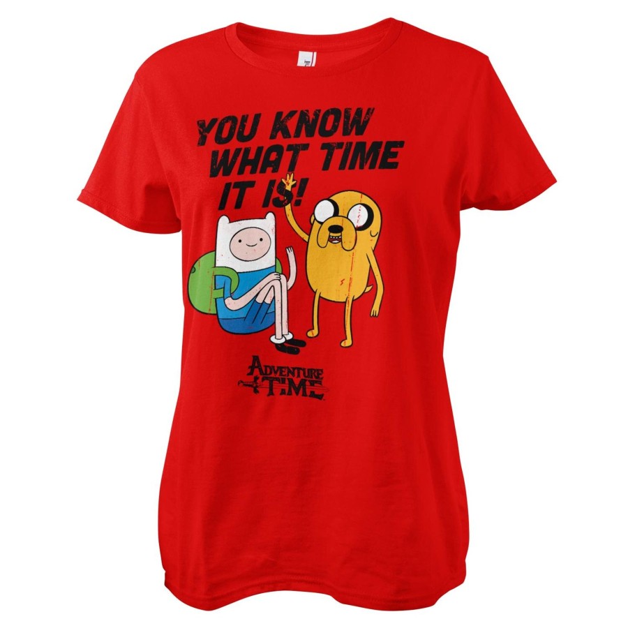 Kvinna Shirtstore | It'S Adventure Time Girly Tee