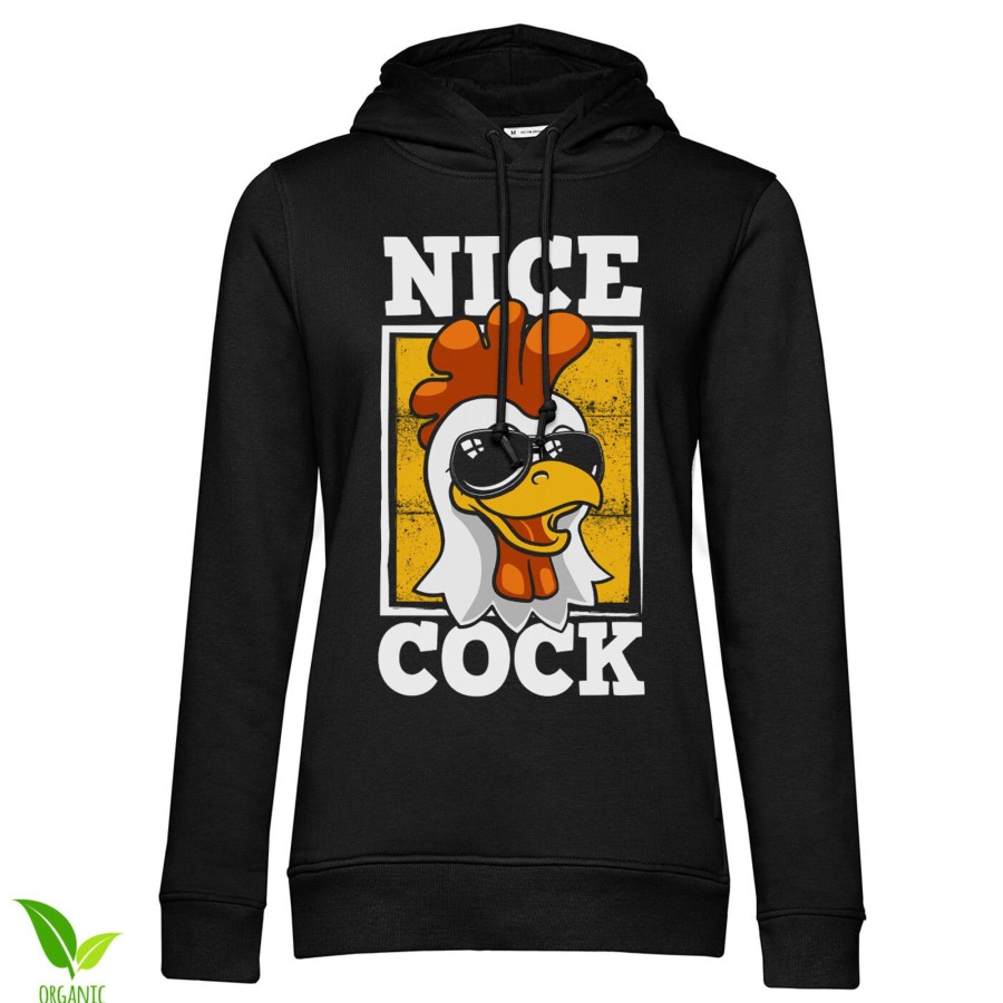 Kvinna Shirtstore | Nice Cock Girls Hoodie Black