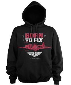 Mann Shirtstore | Top Gun - Born To Fly Hoodie Black