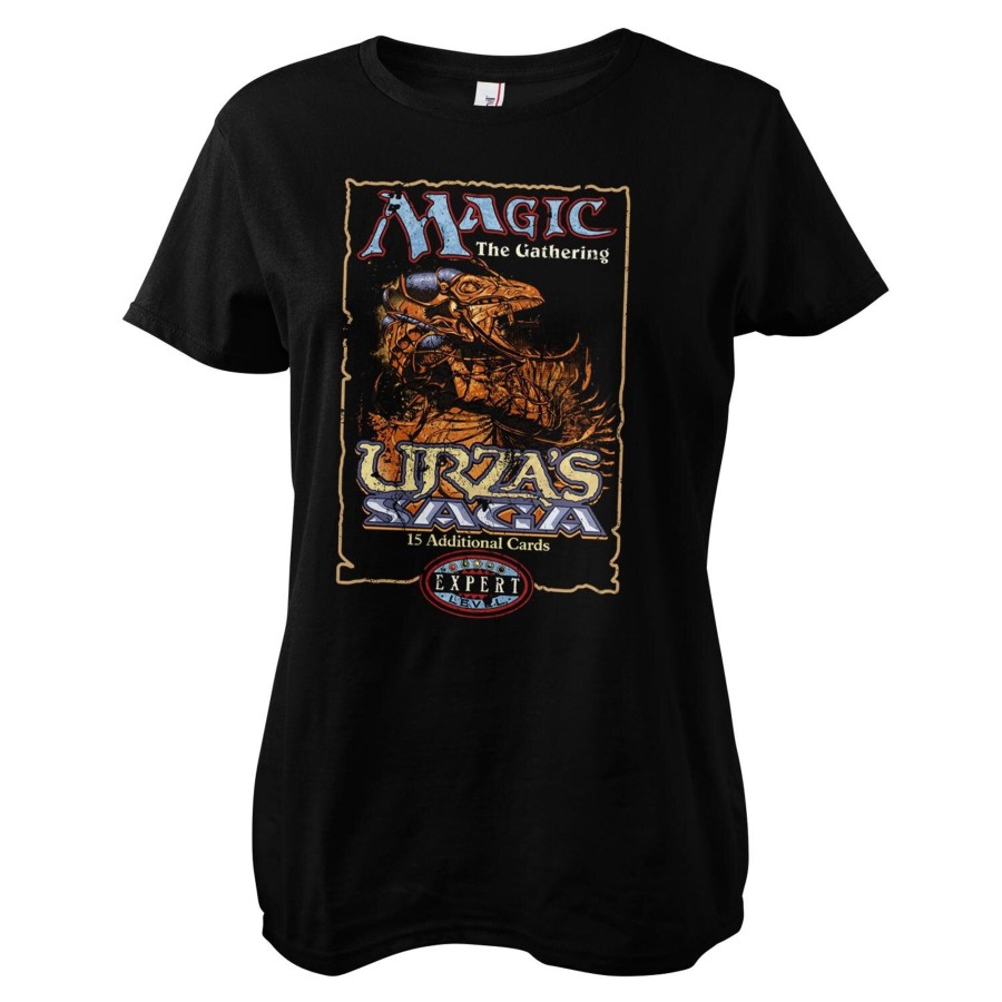 Kvinna Shirtstore | Magic The Gathering Dragon Girly Tee Black