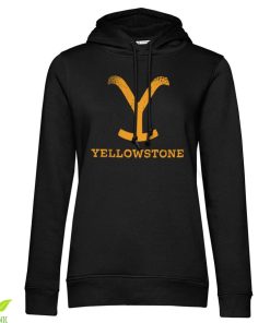Kvinna Shirtstore | Yellowstone Girls Hoodie Black