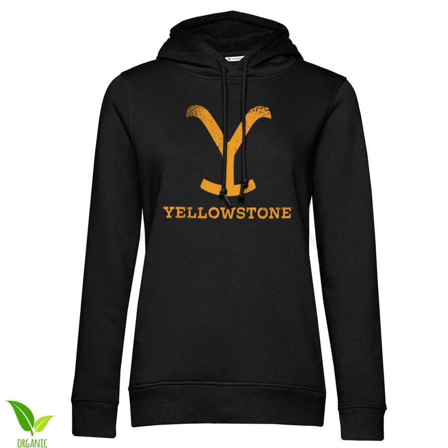 Kvinna Shirtstore | Yellowstone Girls Hoodie Black