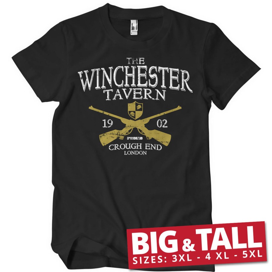 Mann Shirtstore | The Winchester Tavern Big & Tall T-Shirt Black