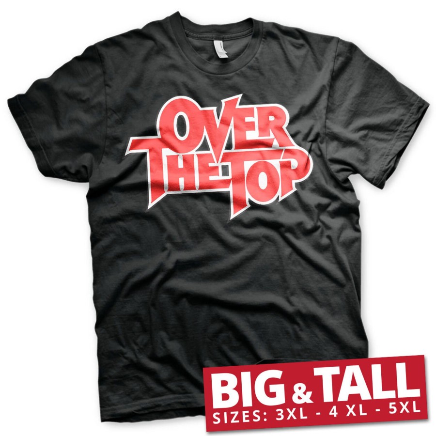 Mann Shirtstore | Over The Top Logo Big & Tall T-Shirt Black