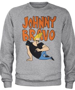 Mann Shirtstore | Johnny Bravo Sweatshirt Heathergrey