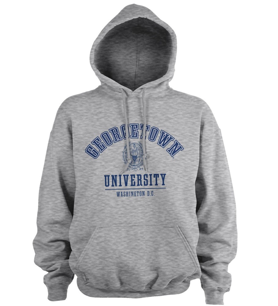 Mann Shirtstore | Georgetown University Hoodie Heathergrey