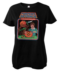 Kvinna Shirtstore | Pumpkin'S Revenge Girly Tee Black