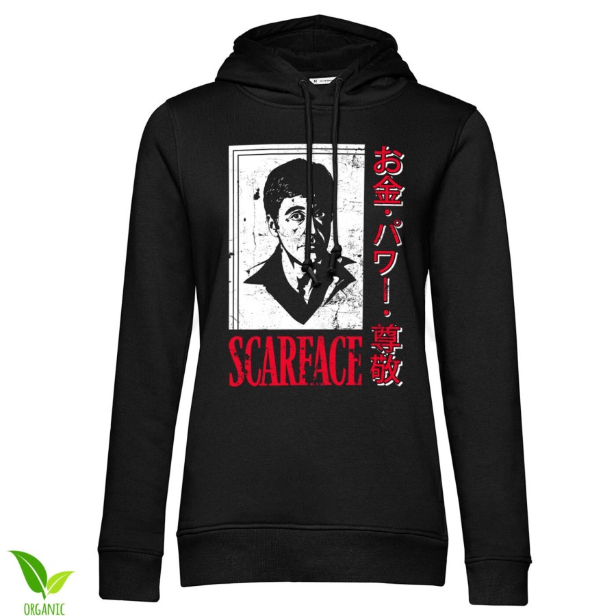 Kvinna Shirtstore | Scarface - Japanese Girls Hoodie Black