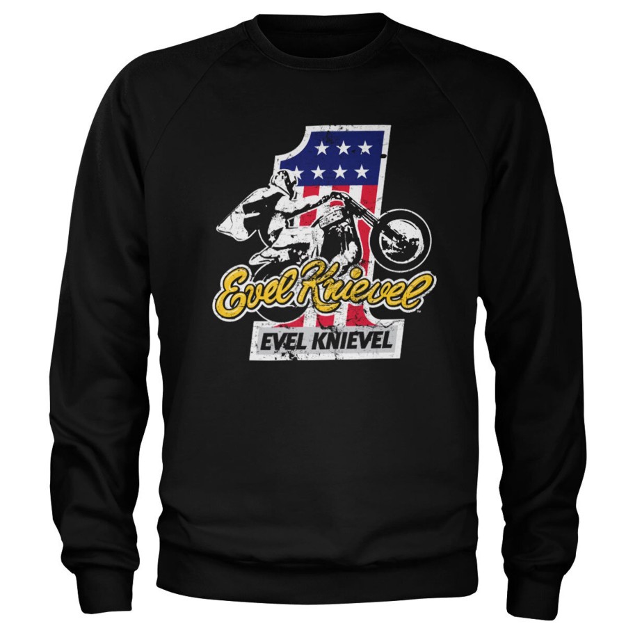 Mann Shirtstore | Evel Knievel No. 1 Sweatshirt Black