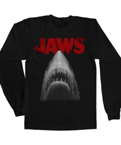 Mann Shirtstore | Jaws Poster Long Sleeve Tee Black