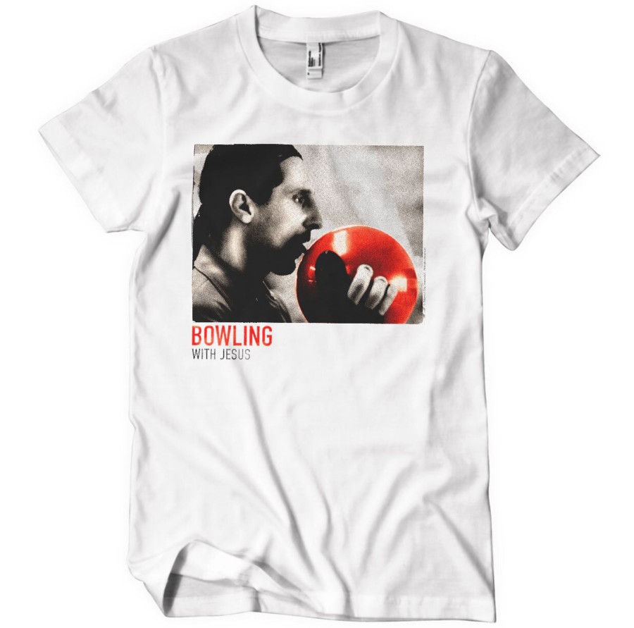 Mann Shirtstore | Bowling With Jesus T-Shirt White