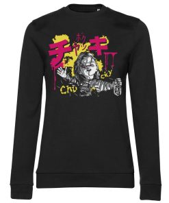 Kvinna Shirtstore | Chucky Graffiti Girly Sweatshirt Black