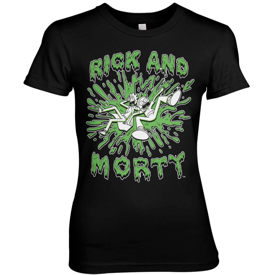 Kvinna Shirtstore | Rick And Morty Splash Girly Tee