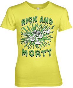 Kvinna Shirtstore | Rick And Morty Splash Girly Tee