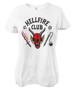Kvinna Shirtstore | Hellfire Club Girly Tee White