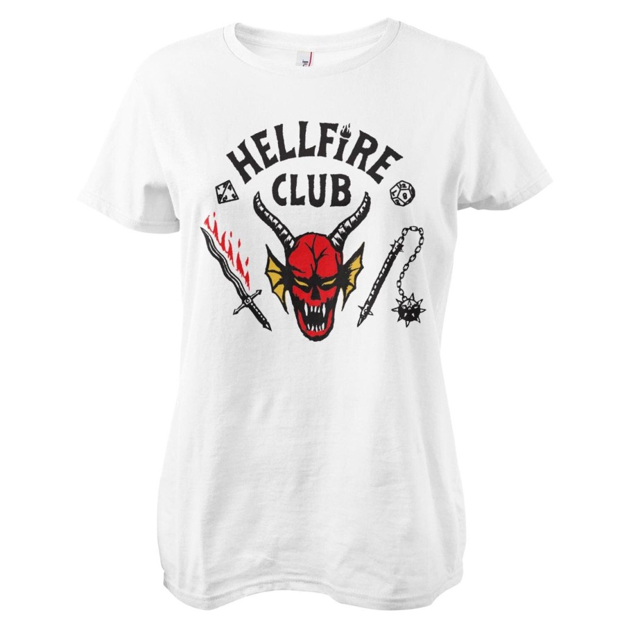 Kvinna Shirtstore | Hellfire Club Girly Tee White