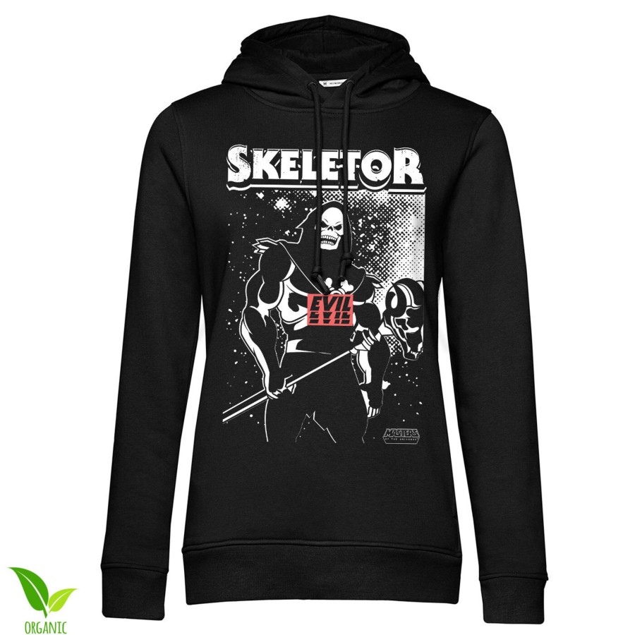 Kvinna Shirtstore | Skeletor - Evil Girls Hoodie Black