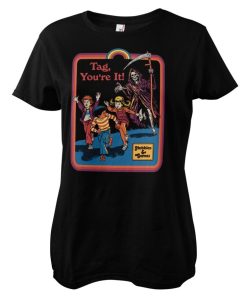 Kvinna Shirtstore | Tag, You'Re It Girly Tee Black