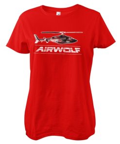 Kvinna Shirtstore | Airwolf Distressed Girly Tee