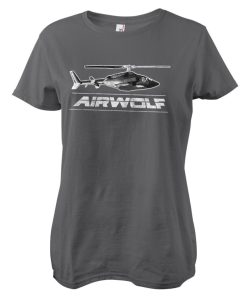 Kvinna Shirtstore | Airwolf Distressed Girly Tee