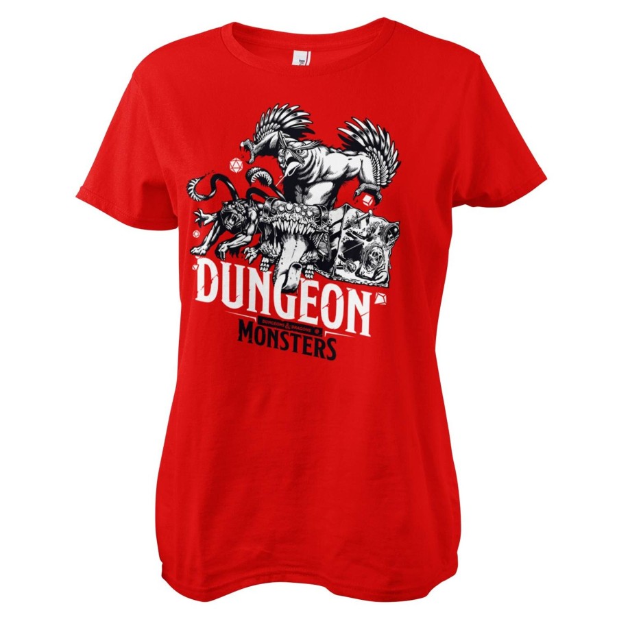 Kvinna Shirtstore | Dungeon Monsters Girly Tee