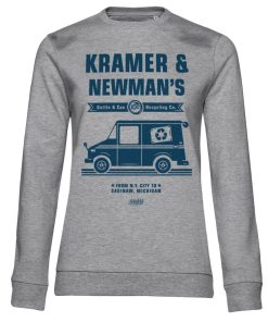 Kvinna Shirtstore | Kramer & Newman'S Recycling Co Girly Sweatshirt Heathergrey