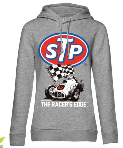 Kvinna Shirtstore | Stp Retro Racer Girls Hoodie Heather-Grey