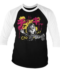 Mann Shirtstore | Chucky Graffiti Baseball 3/4 Sleeve Tee Whiteblack
