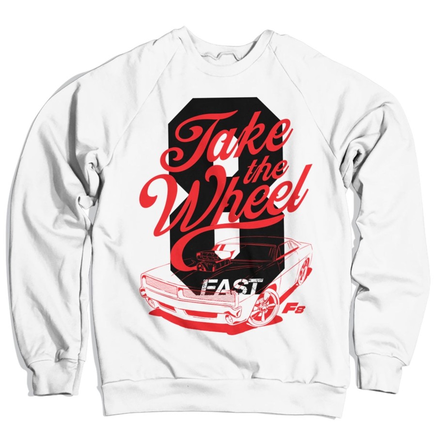 Mann Shirtstore | Fast 8 - Take The Wheel Sweatshirt White