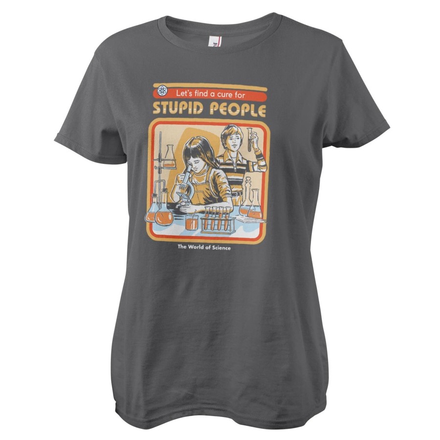 Kvinna Shirtstore | Cure For Stupid People Girly Tee