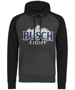 Mann Shirtstore | Busch Light Beer Baseball Hoodie Darkgrey-Black