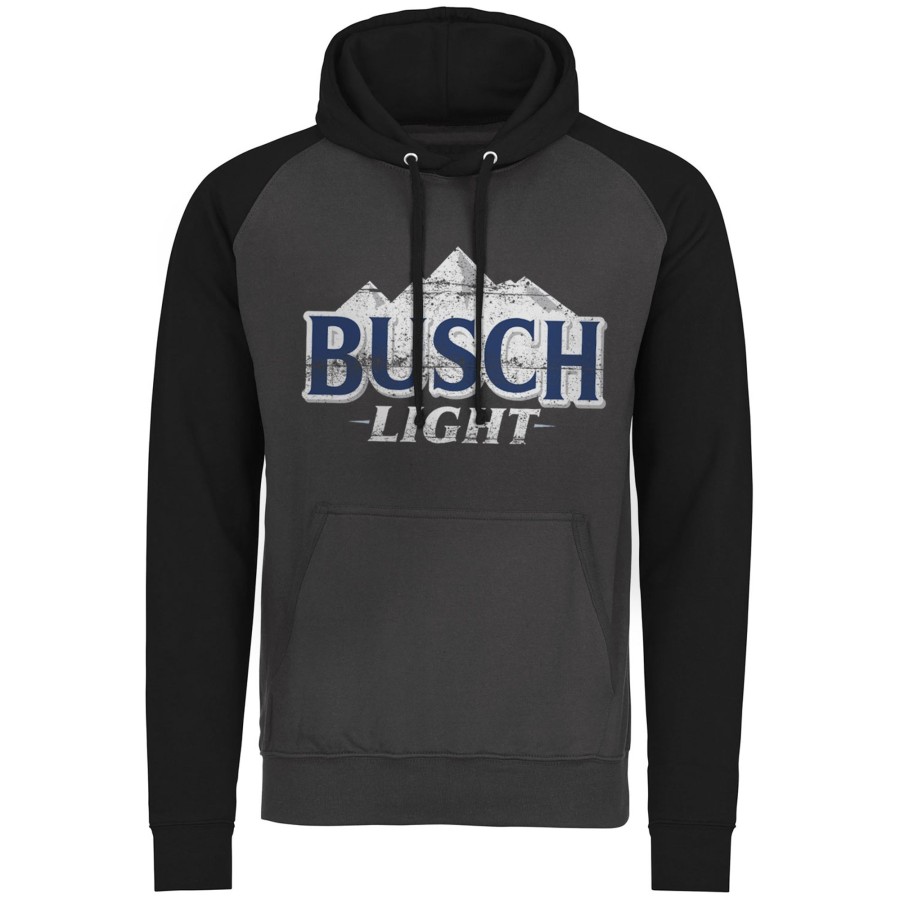 Mann Shirtstore | Busch Light Beer Baseball Hoodie Darkgrey-Black