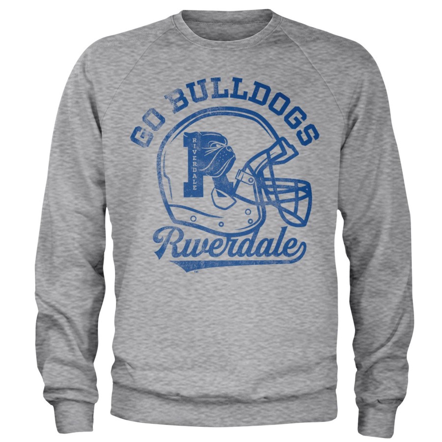 Mann Shirtstore | Riverdale - Go Bulldogs Vintage Sweatshirt Heather-Grey