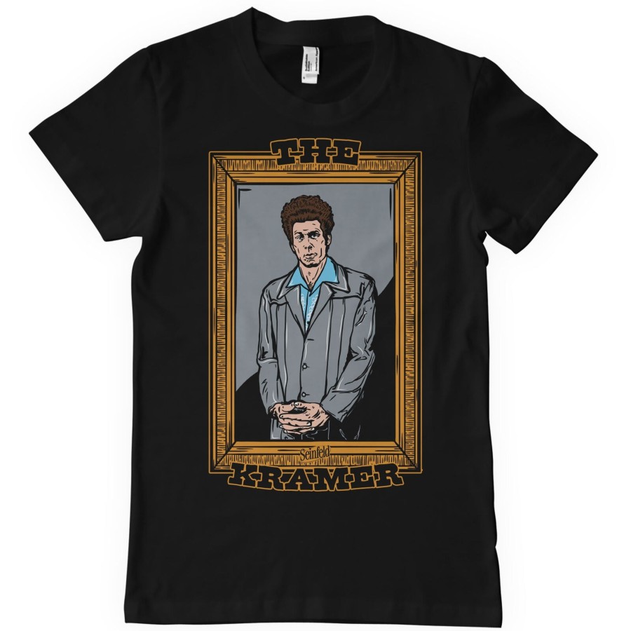 Mann Shirtstore | Seinfeld - The Kramer Art T-Shirt Black