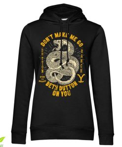 Kvinna Shirtstore | Yellowstone - Beth Dutton Girls Hoodie Black