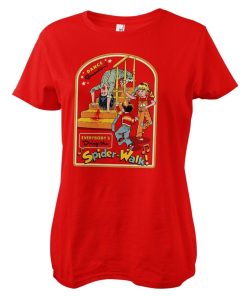 Kvinna Shirtstore | Everybody'S Doing The Spider-Walk Girly Tee Red