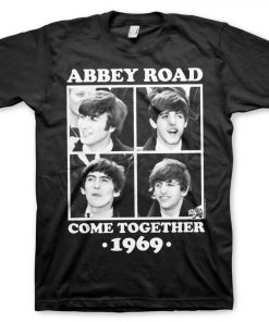 Mann Shirtstore | Abbey Road - Come Together T-Shirt Black
