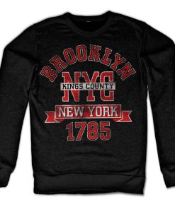 Mann Shirtstore | Brooklyn New York Sweatshirt Black
