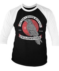 Mann Shirtstore | You Can'T Reason With Evil Baseball 3/4 Sleeve Tee Whiteblack