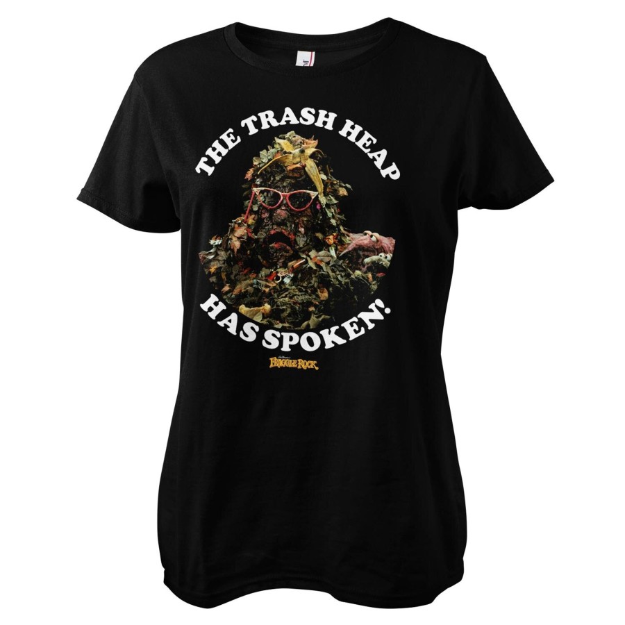 Kvinna Shirtstore | The Trash Heap Has Spoken Girly Tee Black