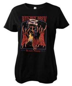 Kvinna Shirtstore | Witches Brew Magic Girly Tee Black