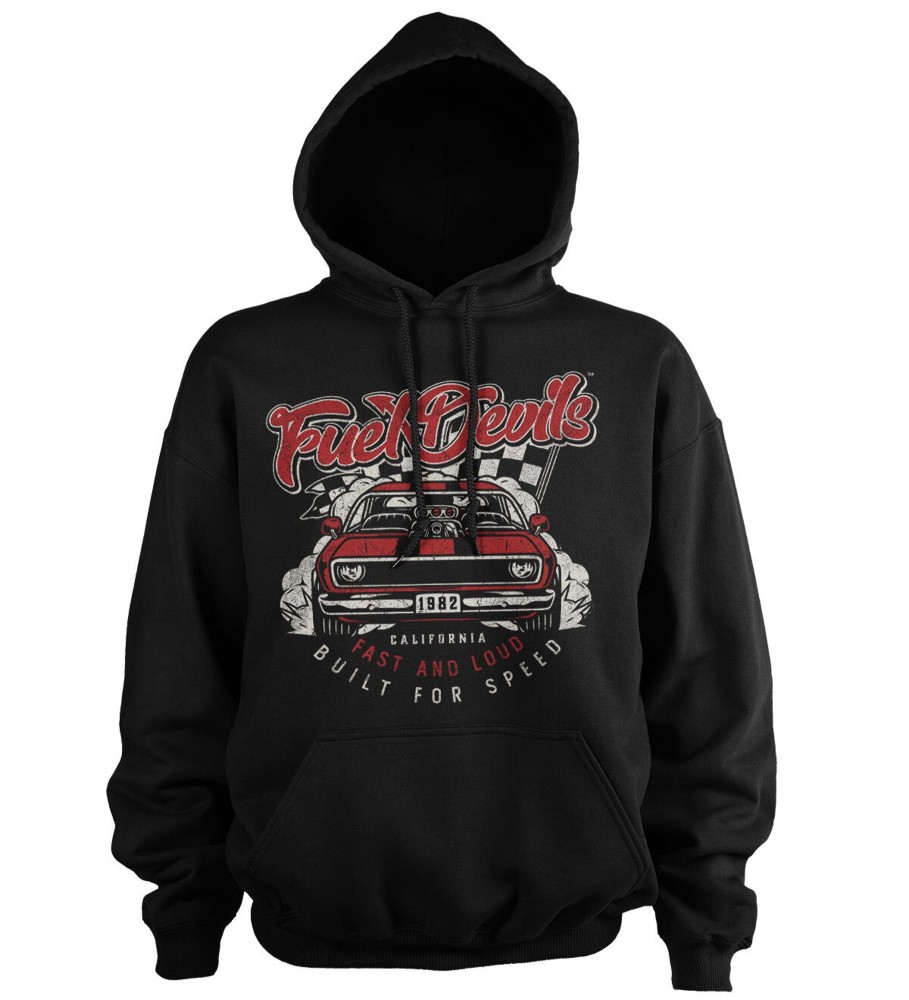 Mann Shirtstore | Fuel Devils Fast And Loud Hoodie Black