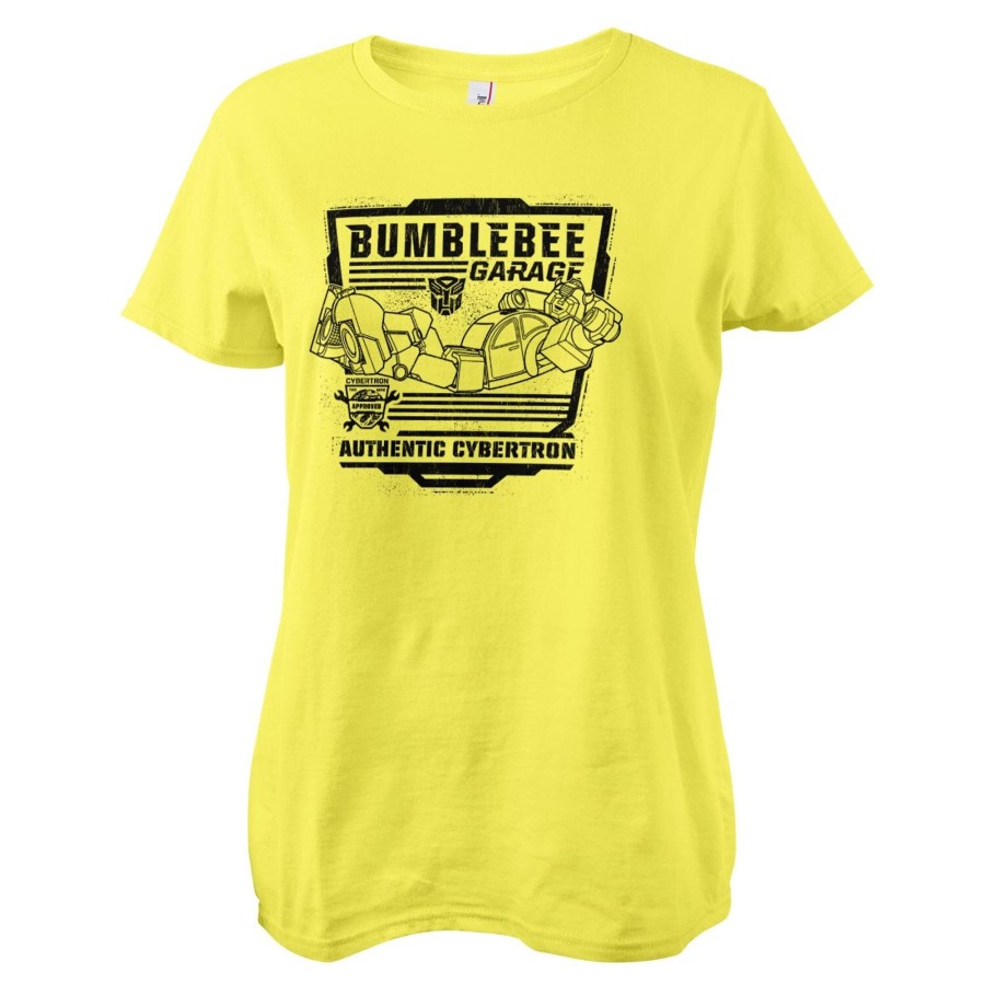 Kvinna Shirtstore | Bumblebee Garage Girly Tee Yellow