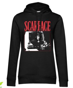 Kvinna Shirtstore | Tony Montana - The Power Girls Hoodie Black