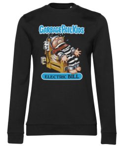 Kvinna Shirtstore | Electric Bill Girly Sweatshirt Black
