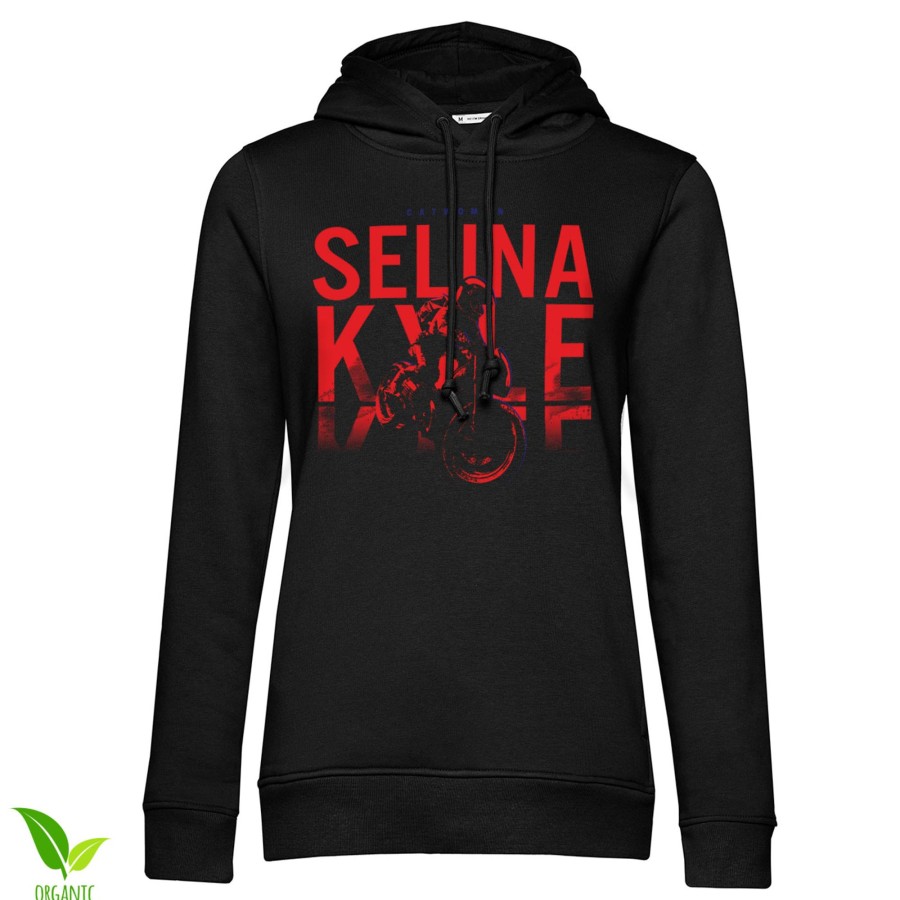 Kvinna Shirtstore | Selina Kyle Is Catwoman Girls Hoodie Black