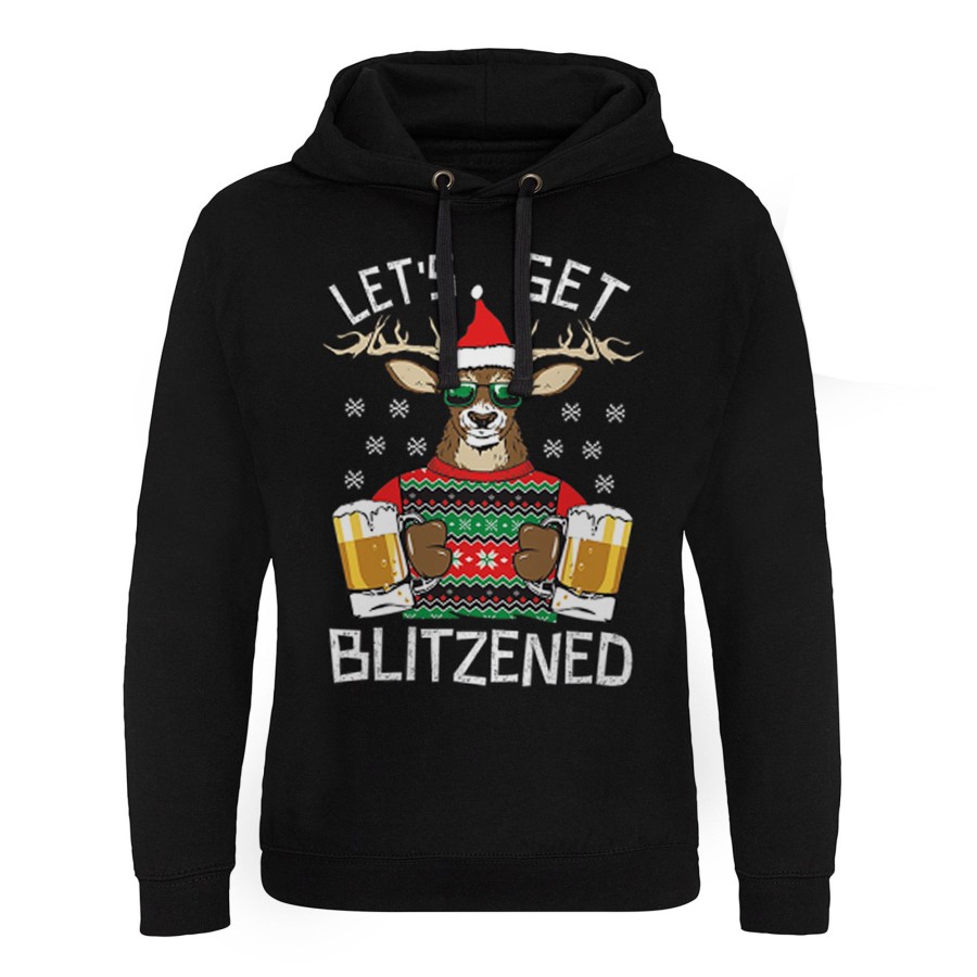 Mann Shirtstore | Let'S Get Blitzened Epic Hoodie Black